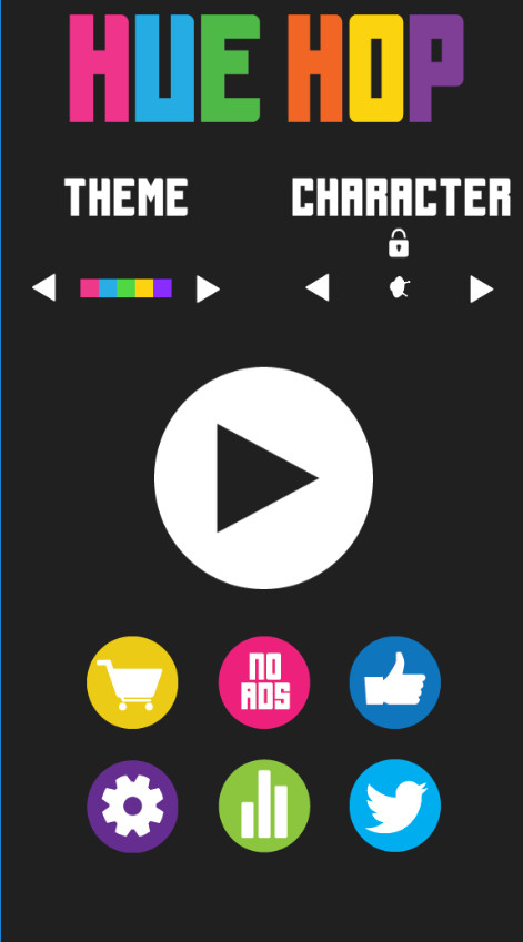 Screenshot of ChronicBit Studios app Hue Hop.